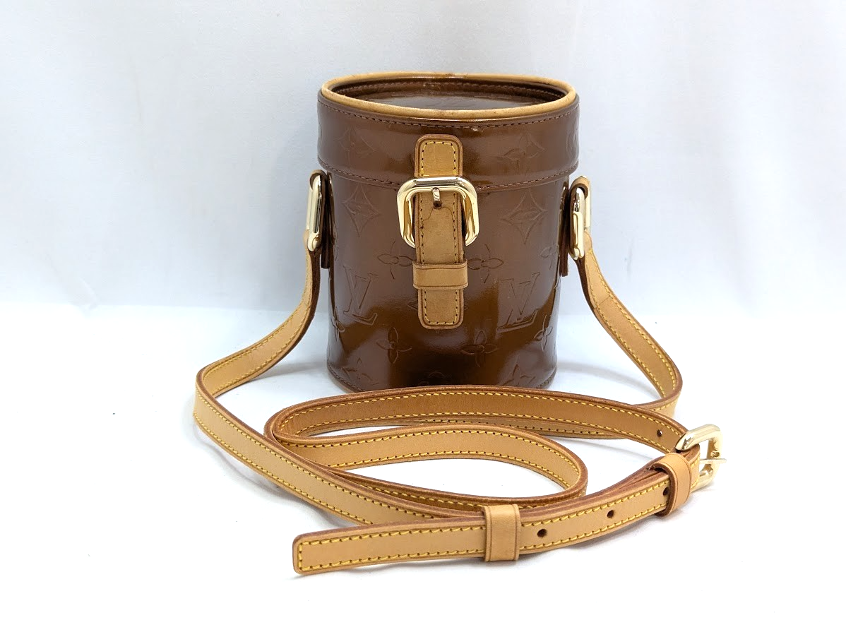 LOUIS VUITTON Vernis Astor Place Bronze Shoulder Bag M91101 SR0050