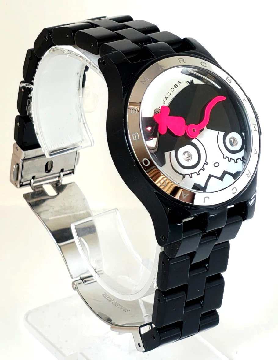 Marc Jacobs MBM4522 Miss Marc White Graphic Art Watch Womens Y2K New Battery Marc Jacobs White Wristwatches for sale | eBay main image 4