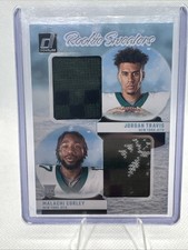 2024 Panini Donruss🏈Rookie Sweater #RHD-NYJ Jordan Travis / Malachi Corley~Jets