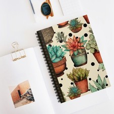 Colorful Succulent Plant Composition Notebook