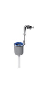 Bestway Wall Mounted Automatic Swimming Pool Surface Skimmer, gray (Used)