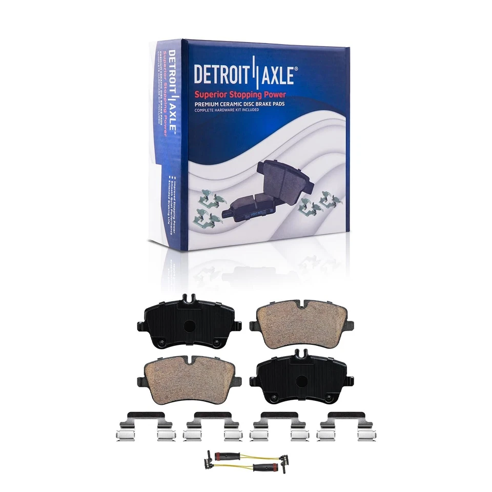 11.34" (288mm) Front Disc Brake Rotors Brake Pads for Mercedes Benz C230 C240 - Image 4 of 4