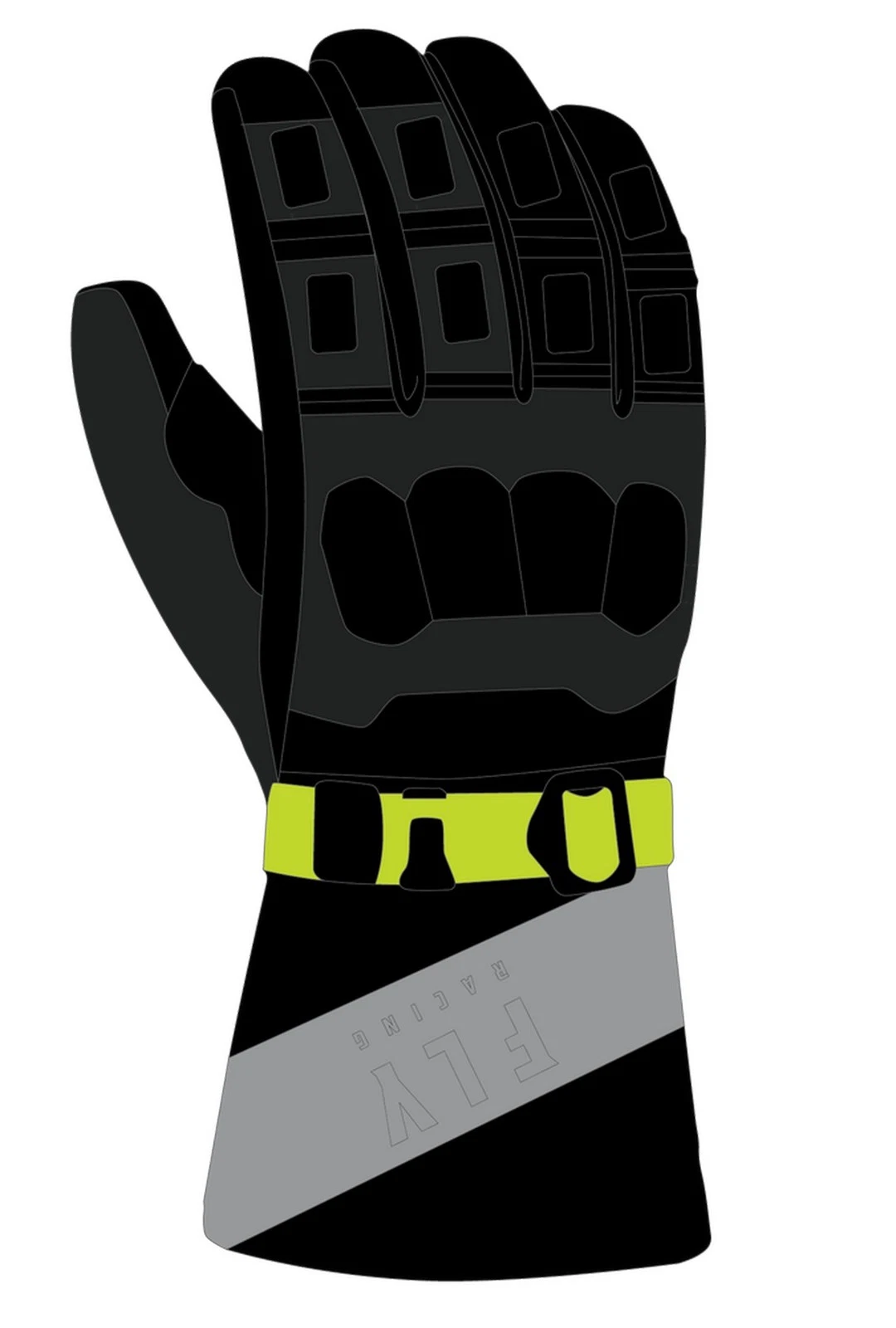 Fly Racing Glacier Mens Snow Gloves Black/Gray/Hi-Vis
Opens in a new window or tab