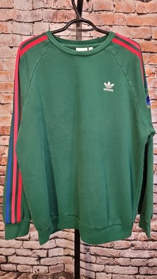 Adidas Adicolor 3D Trefoil 3-Stripes Crewneck Sweatshirt Large. Please Read!