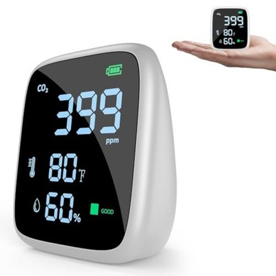 Portable Indoor Air Quality Device Carbon Dioxide Detector Temperature Humidity