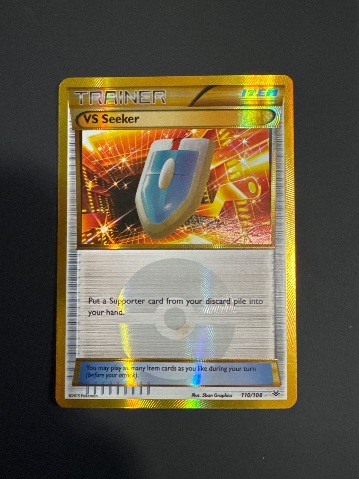 VS Seeker 110/108 Roaring Skies Holo Secret Rare