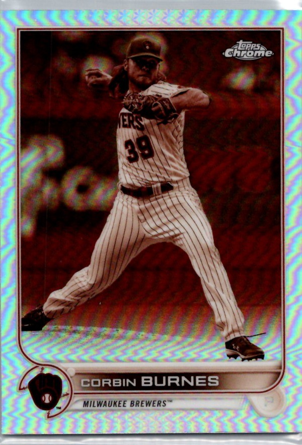 2022 Topps Chrome #167 Corbin Burnes Sepia Refractor