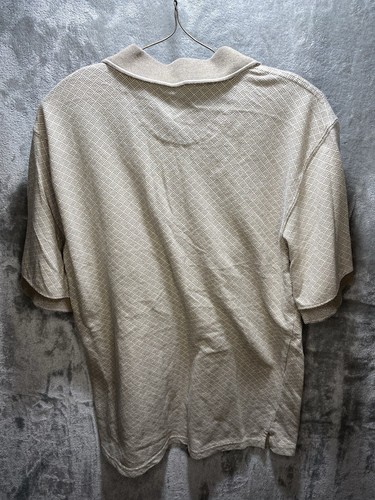 David Taylor Collection Men’s Short Sleeve Polo Shirt Size M Brown/Tan - Picture 9 of 14
