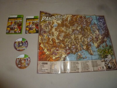 XBOX 360 VIDEO GAME BORDERLANDS GAME OF YEAR EDITION W CASE