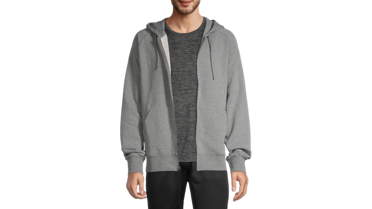 トップス DICHHENDERSON NWT XL Xersion Mens Long Sleeve Zip Up Quick-Dri gray Hoodie