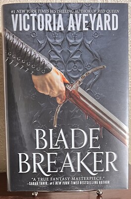SIGNED ~ BLADE BREAKER by Victoria Aveyard (2022, Hardcover) 1st/1st