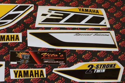 Vito's vinyl decal graphics kit 14MIL sticker Yamaha Banshee 50th YELLOW 2006 - Picture 2 of 9