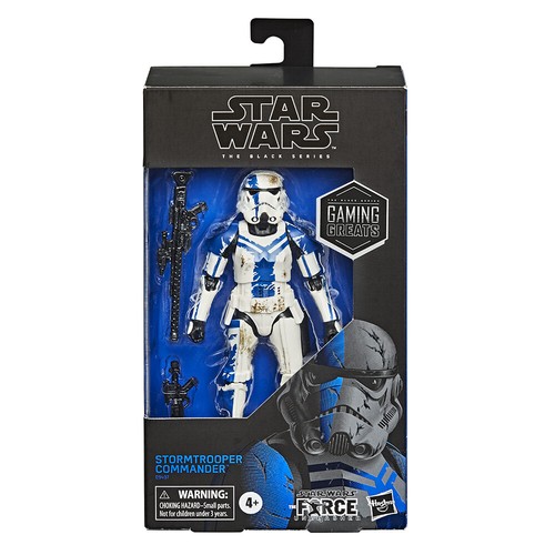 Action figure Stormtrooper Commander Gaming Star Wars Black Series 15 cm Hasbro - Foto 1 di 1