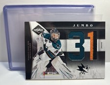 2011-12 Limited Jumbo Prime Materials Jersey Numbers /10 Antti Niemi NHL PANINI