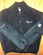 Bel-Air Country Club “The Bridge” Wool/Leather Jacket Made In USA Size Large