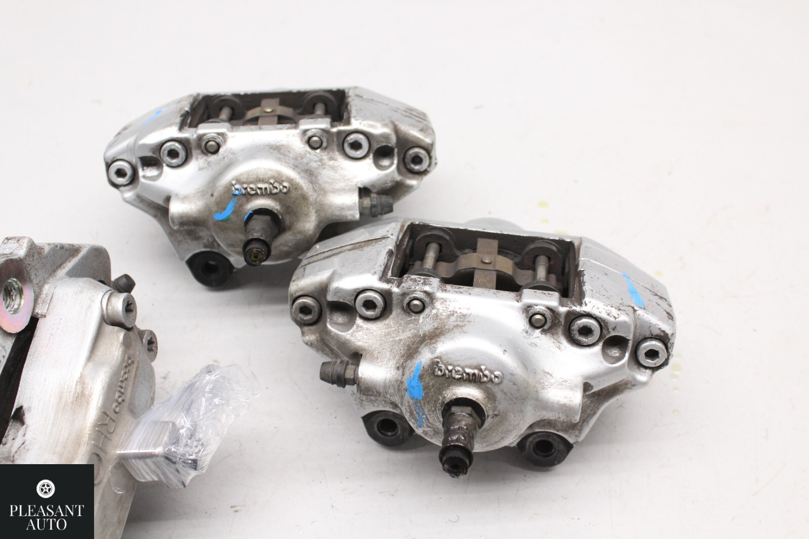 05 MASERATI QUATTROPORTE M139 OEM BLACK BREMBO FRONT REAR BRAKE CALIPERS 03-12