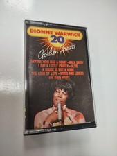 DIONNE WARWICK - 20 GOLDEN HITS - CASSETTE TAPE LIKE NEW OOP