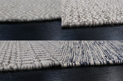 Designer Natur Kelim Teppich Handarbeit Schurwolle fein verschiedene Größe