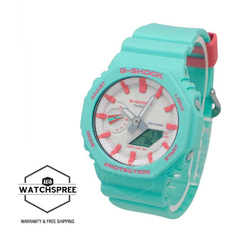 Casio G-Shock x Rich Brian Seafoam Green Resin Band Watch GA Casio G-Shock x Rich Brian Seafoam Green Resin Band Watch GA