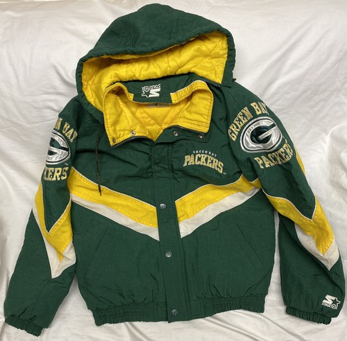 VTG 90s Green Bay Packers Starter Full Zip Jacket Youth XL *See Description | eBay