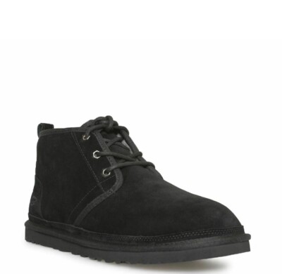 UGG NEUMEL BLACK SUEDE SHEEPSKIN CASUAL ANKLE MEN display picture 3