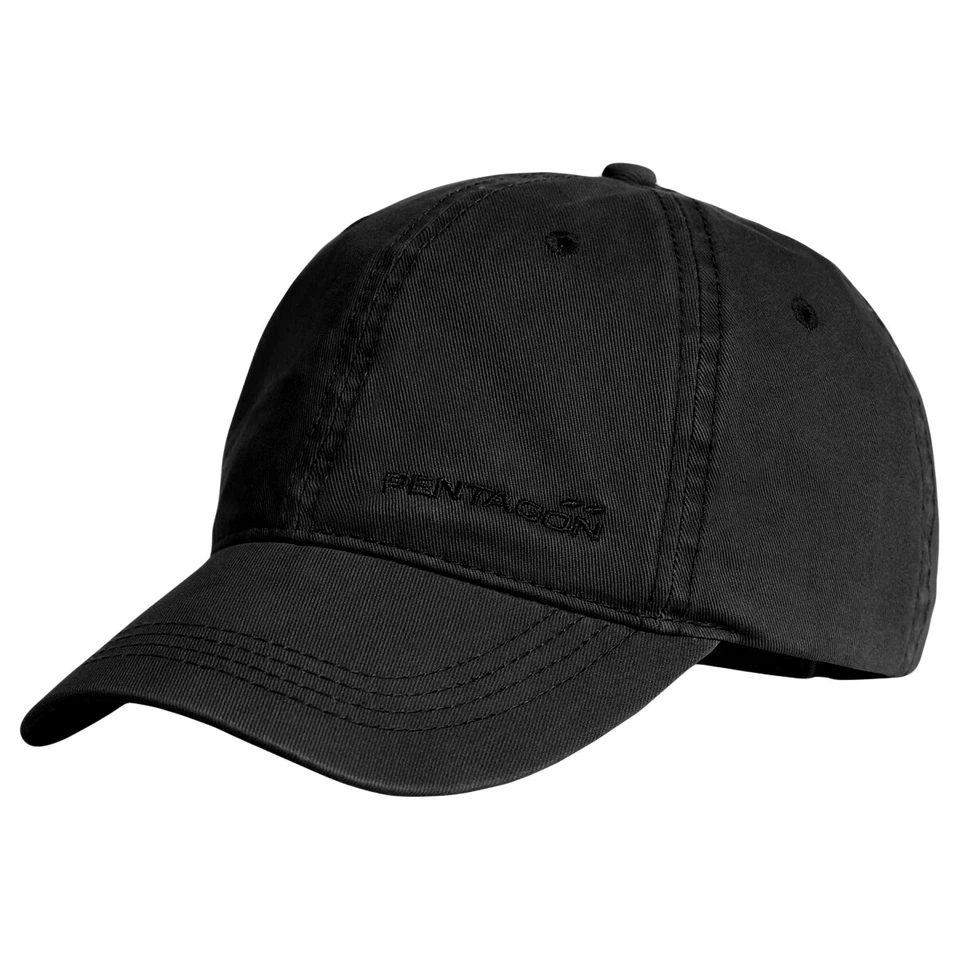 Pentagon Casquette en sergé Mike Homme Chapeau Casquettedebaseball Noir - Photo 1/1