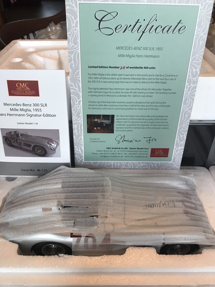 ミニカー 1/18 Mercedes-Benz 300 SLR Mille Miglia 逆輸入 1955 - SLR 300 Mercedes Mille eBay | 1:18 #722 Miglia