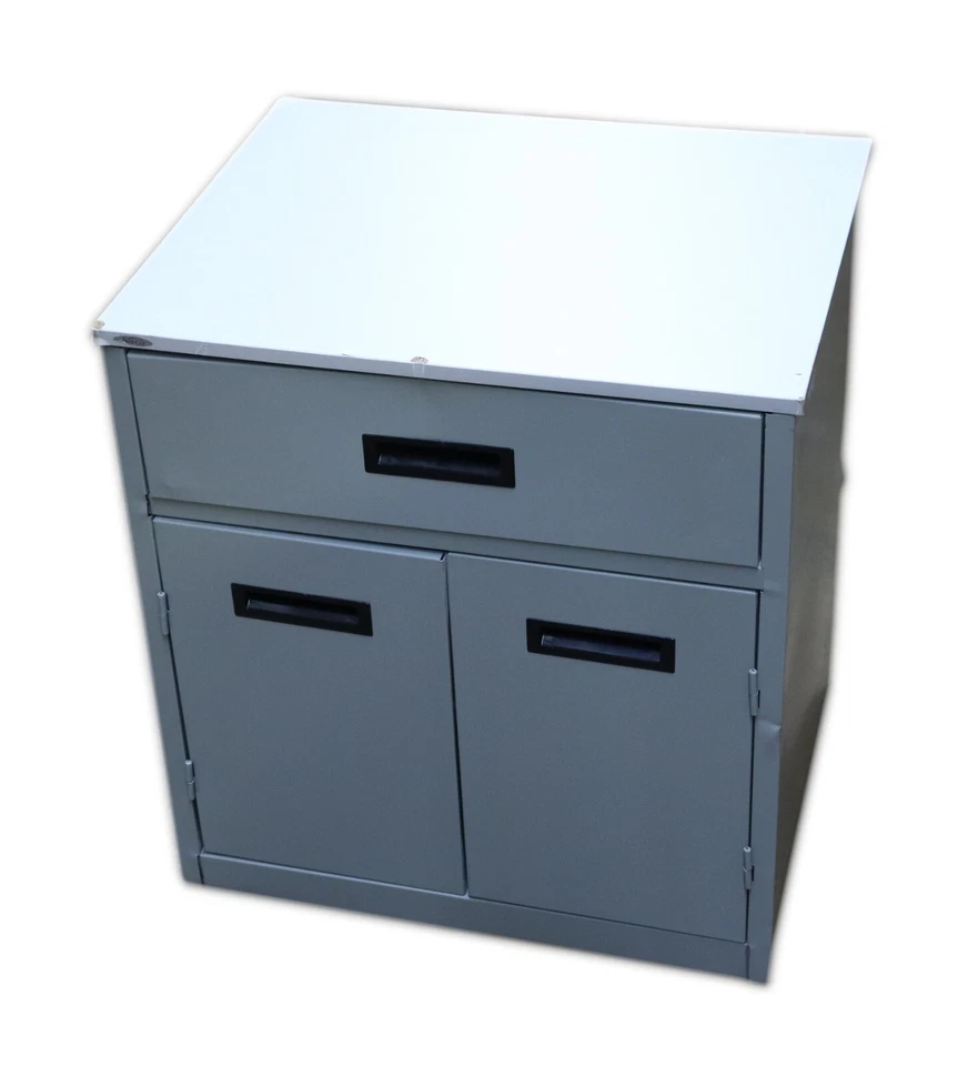 Soporte para máquina cerrado de acero Safco con sistema de cajones carro 1870GR Foto 3 de 4