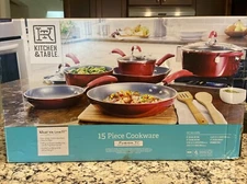 NEW Cookware Set 15-Piece Kitchen & Table