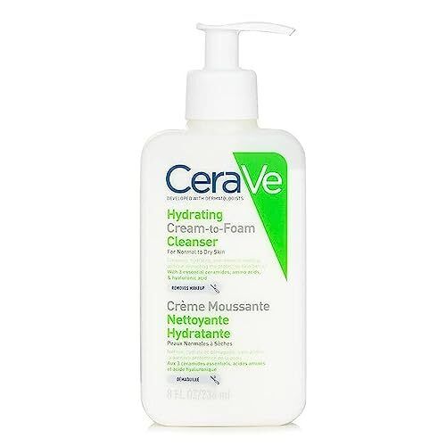 CeraVe Hydrating Cream - to - Foam Cleanser for Normal to Dry Skin 236ml - Picture 1 of 7