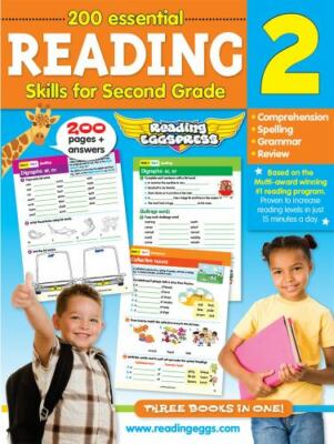 200 Essential Reading Skills for Second Grade by Laura Anderson (2018, Trade...