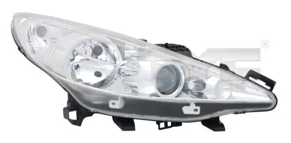 Faro Sx H7/H1/H7 20-1062-05-2 TYC per PEUGEOT 207 207 CC 207 SW