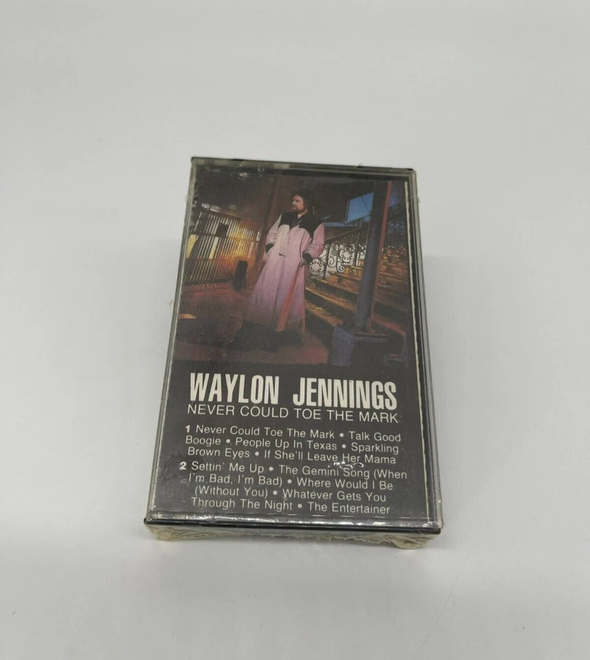 WAYLON JENNINGS -- Never Could Toe The Mark (CASSETTE TAPE / RCA 5017) Sealed!!! - Image 3 of 4