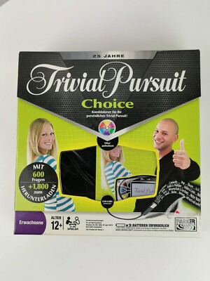 Trivial Pursuit - Choice - With Handheld - Parker Game - Unplayed & Like NEW