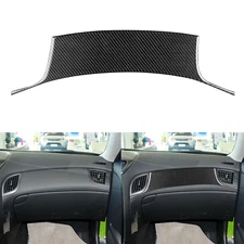 For Hyundai Genesis Coupe 13-16 Real Carbon Fiber Co-pilot Dashboard Panel Cover