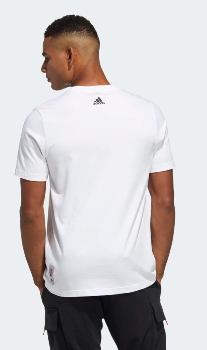 Adidas Men's CNY Graphic Infill Short Sleeve T-Shirt, White | eBay