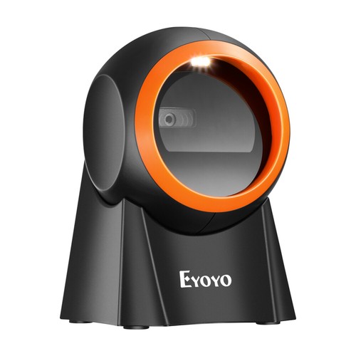 Eyoyo Hands-Free 1D Desktop Barcode Scanner Fits Bookstore Warehouse Supermarket - Picture 1 of 10