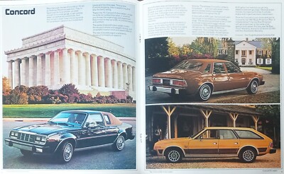 US Engl. American Motors Spirit Concord 1981 Prospekt Brochure Catalogue