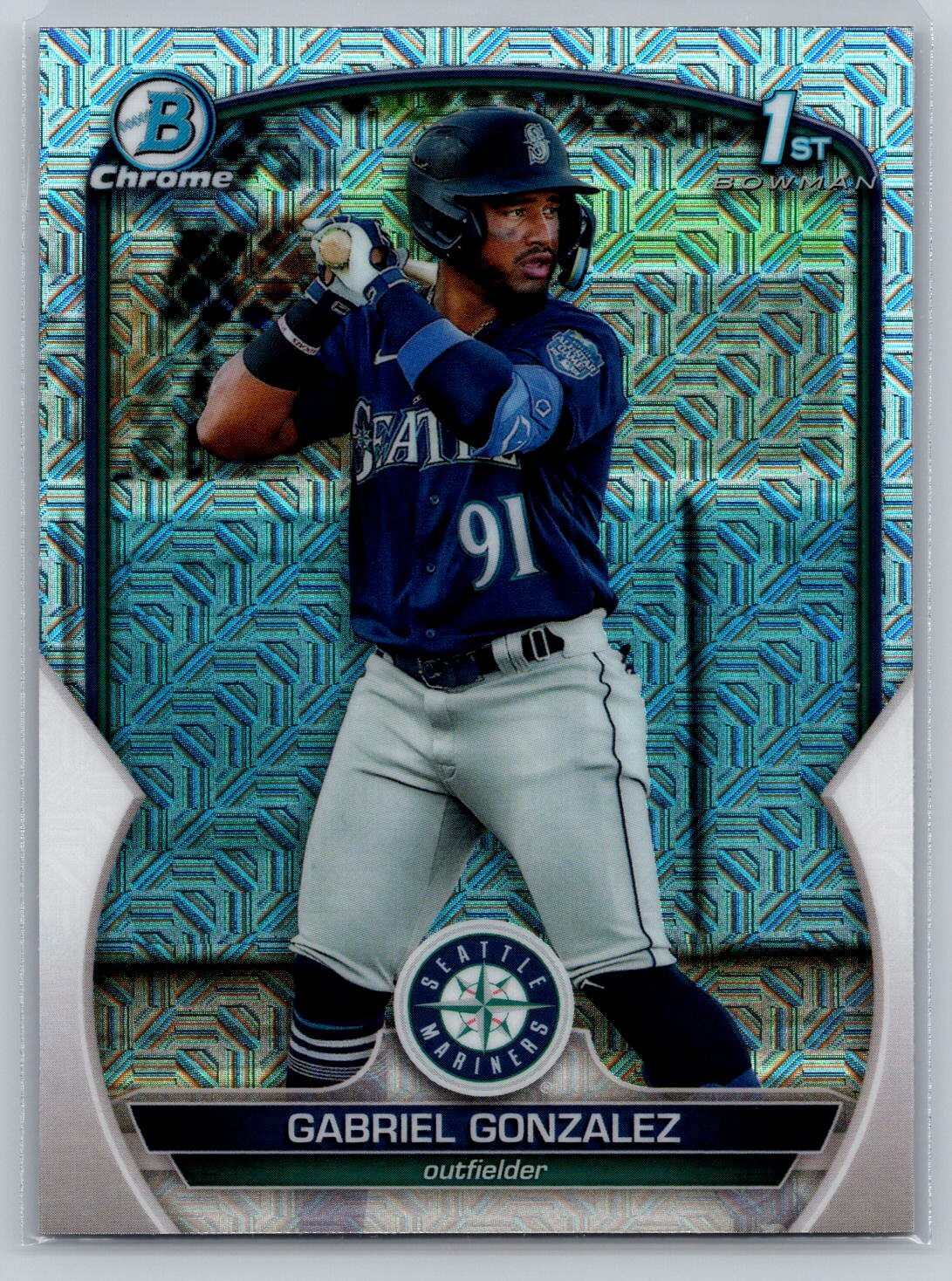 2023 Bowman #BCP-133 Gabriel Gonzalez Chrome Prospects Mojo Refractors