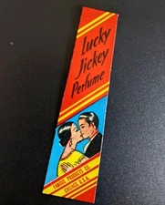 1930s Lucky Jickey Perfume Famous Products Valmor Label Black Americana Ephemera