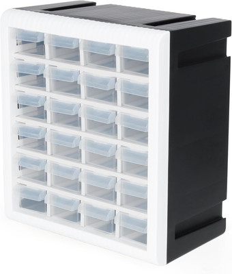 Craft Cabinet Storage, Hardware Storage Organizer, 24 Drawer Plastic Parts Cabin