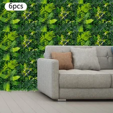 6PCS Greenery Walls, Artificial Greenery Wall, Artificial Grass Backdrop Wall