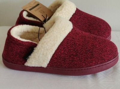 NWT MERRIMAC FLAT SHOES SLIPPERS MEMORY FOAM Size 8 US COMFORTABLE FAUX FUR