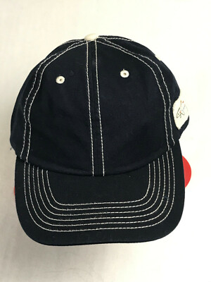 #ad Greg Norman The Shark Embroidered Golf Hat Adjustable Navy Side Shark Logo NEW $7.77