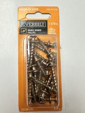 EVERBILT Double Headed Phillips Anchorless Screw Picture Holder 25pc. 1 5/16"