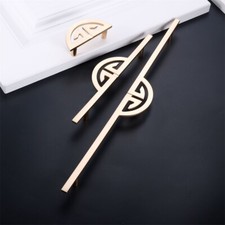 1pc Chinese Style Wardrobe Door Pulls Gold Cabinet Handle Long Pull Remodeling
