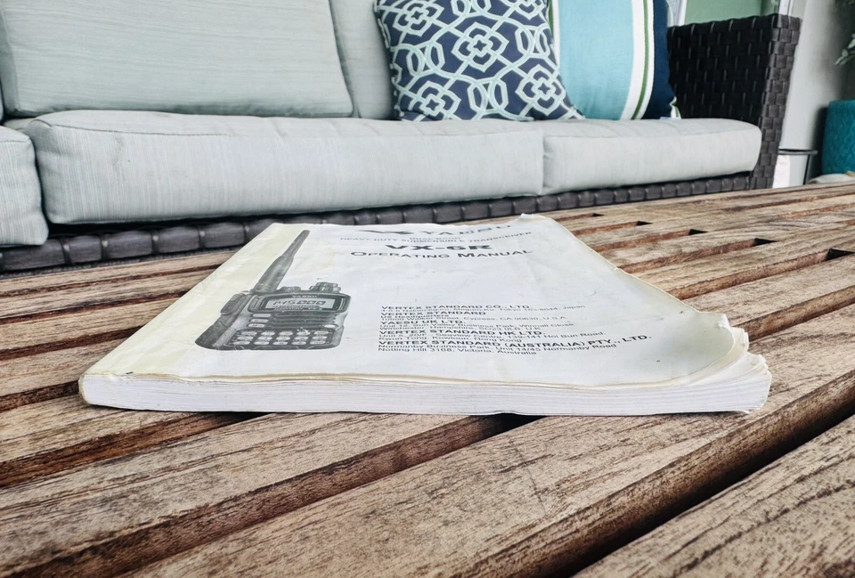 Yaesu VX-6R 操作手册双波段重型潜水收发器日本 — 第 2/2 张图片