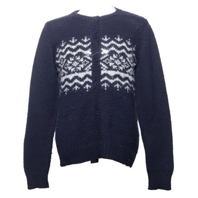 OshKosh B'gosh, Strickjacke, Unisex (Kinder), Größe: 128, Blau/Weiß, Acryl #2Rz