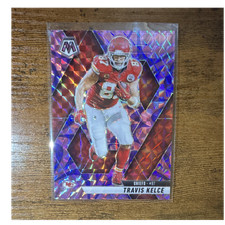 Panini 2025 Mosaic Purple Prizm Travis Kelce #106 Kansas City Chiefs Football