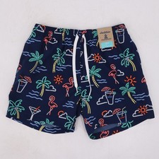 NEW Chubbies The Neon Lights Swim Trunks 5.5" Inseam 2-in-1 Liner Size M Medium